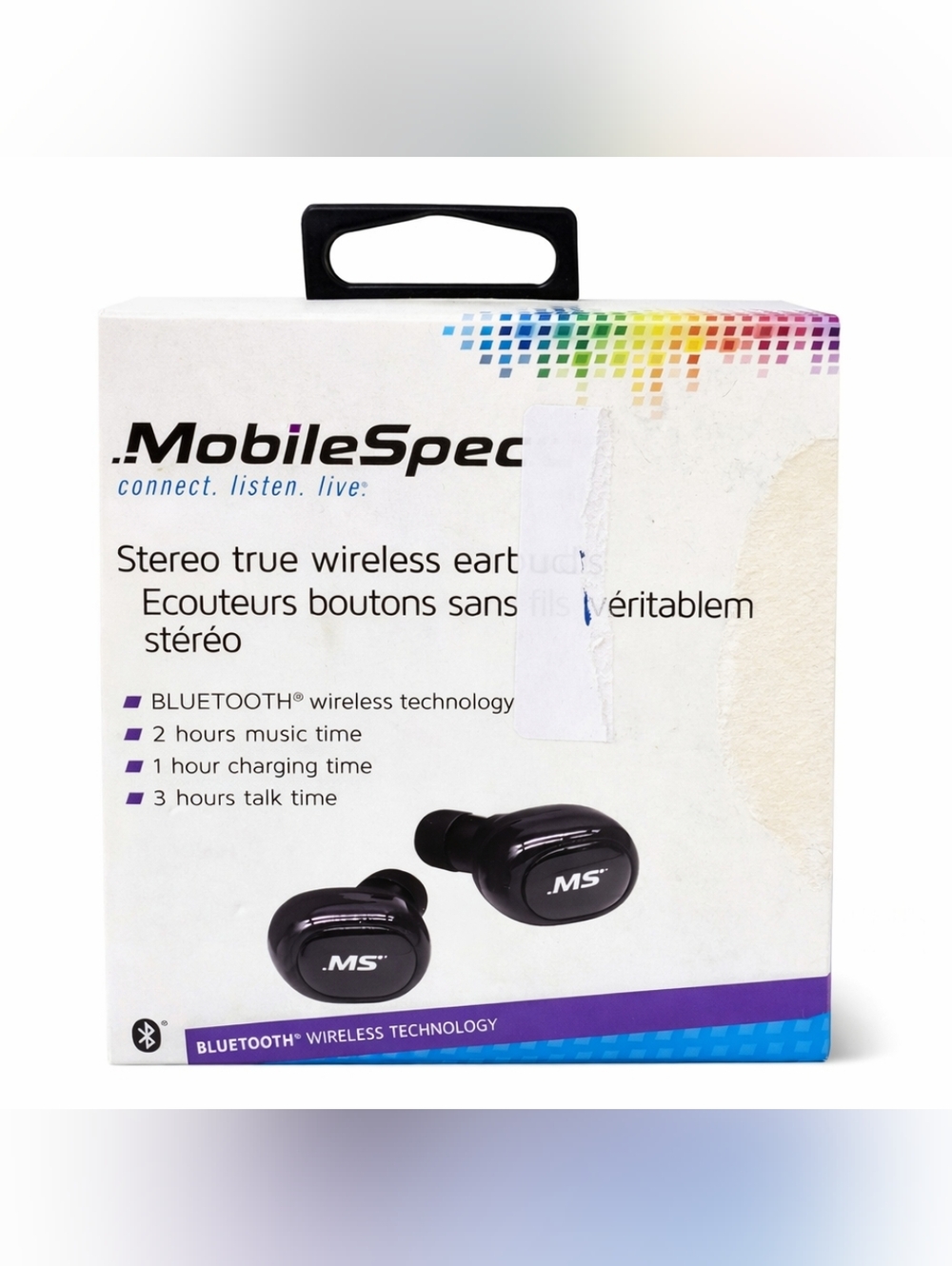 MobileSpec True Wireless Bluetooth Earbuds NEW